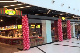 Dekoracje sklepów balonami Bielsko Biała